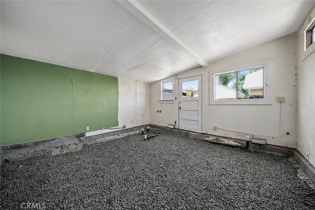 1811 Chorro St, San Luis Obispo, CA 93401 - empty room featuring vaulted ceiling