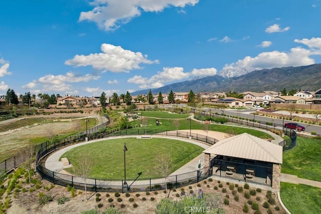16540 Wyndham Ln Unit 10, Fontana, CA 92336 - aerial view of residential area featuring a mountainous background