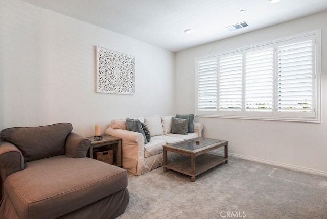 16540 Wyndham Ln Unit 10, Fontana, CA 92336 - living area featuring light carpet and baseboards