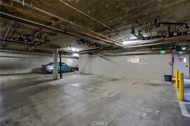 5224 Zelzah Ave Unit 108, Encino, CA 91316 - parking garage featuring concrete block wall