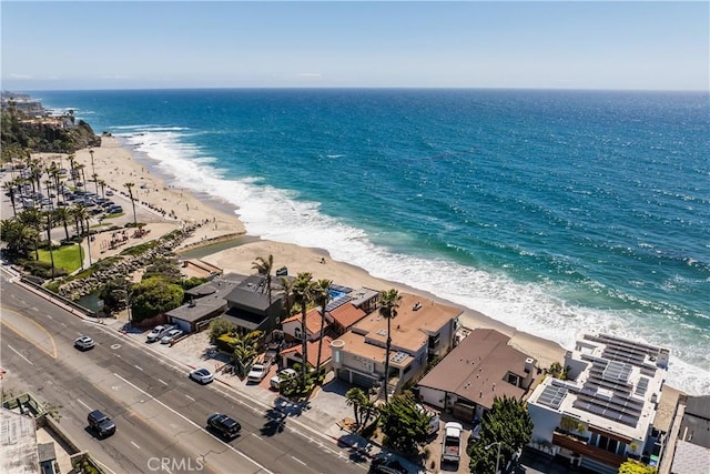 31091 Coast Hwy, Laguna Beach, CA 92651 - bird's eye view featuring a water view and a beach view