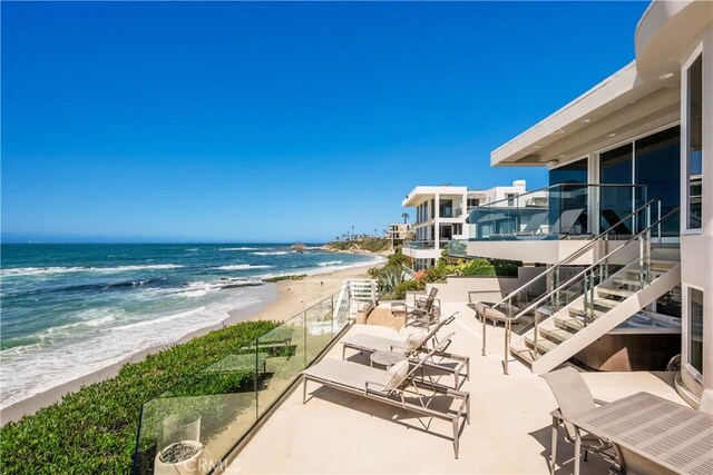 31091 Coast Hwy, Laguna Beach, CA 92651 - property view of water with a view of the beach
