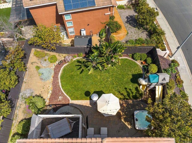 drone / aerial view