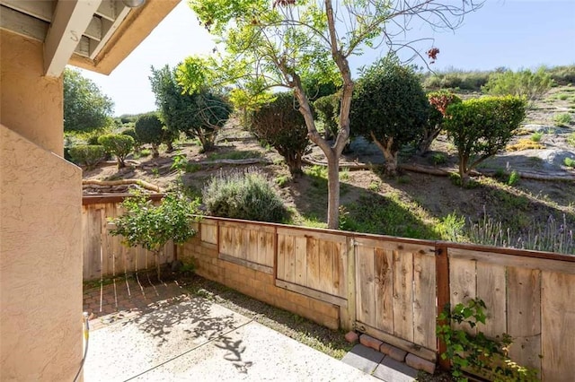 view of patio / terrace with fence