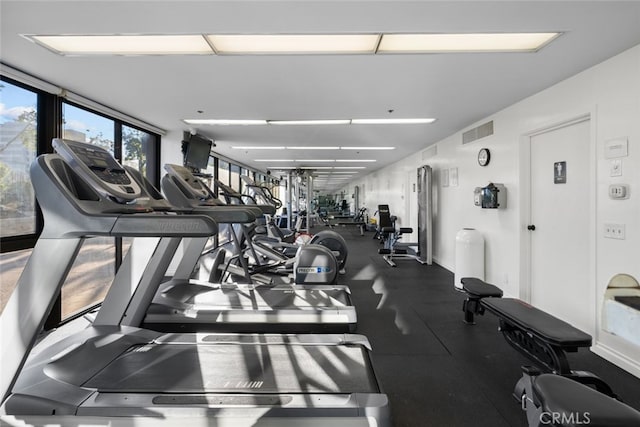 222 Monterey Rd Unit 1203, Glendale, CA 91206 - workout area with visible vents