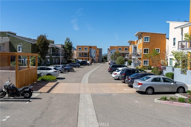 view of street with a residential view
