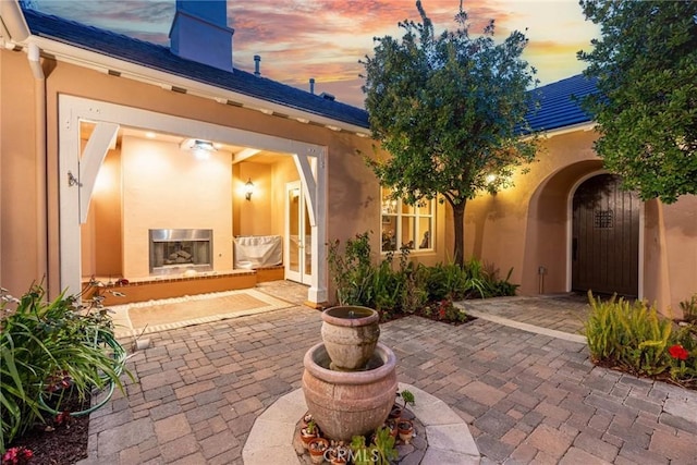 view of patio / terrace with french doors