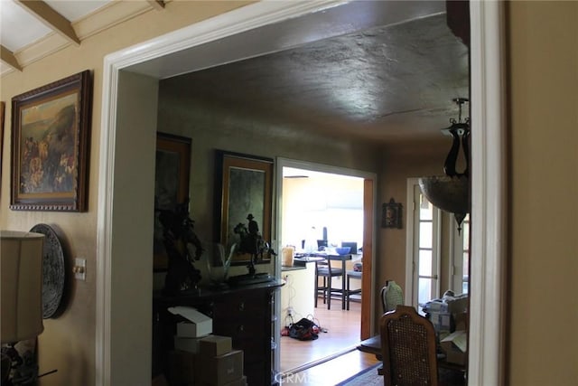 2859 Effie St, Los Angeles, CA 90026 - hall with wood finished floors