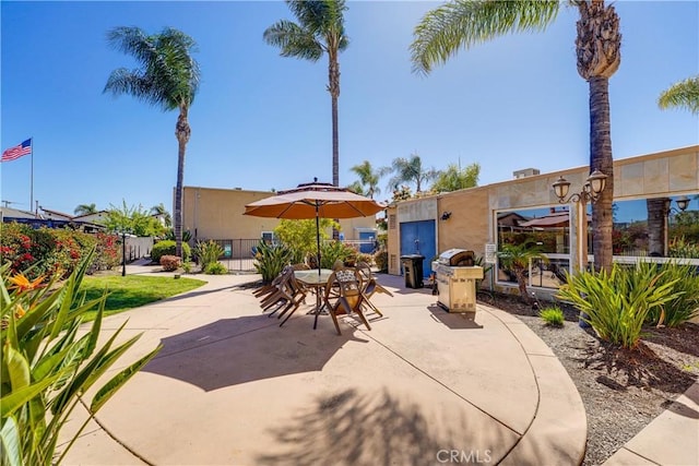 1386 E Madison Ave Unit 21, El Cajon, CA 92021 - view of patio featuring fence and area for grilling