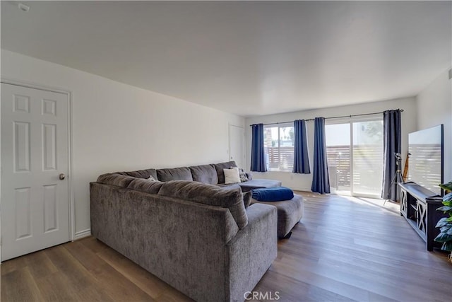 1386 E Madison Ave Unit 21, El Cajon, CA 92021 - living room with wood finished floors