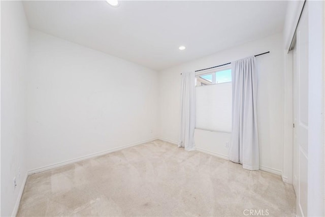 1245 Oliva Ct, Duarte, CA 91010 - unfurnished bedroom with light carpet and recessed lighting