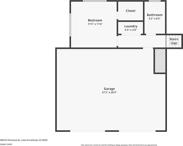 28018 Peninsula, Lake Arrowhead, CA 92352 - view of floor plan / room layout