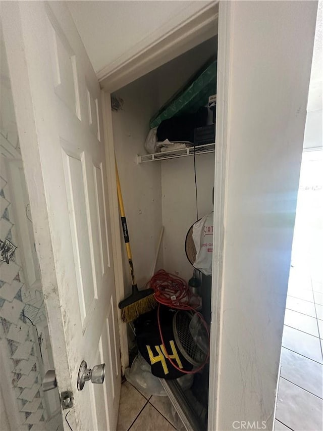 view of closet