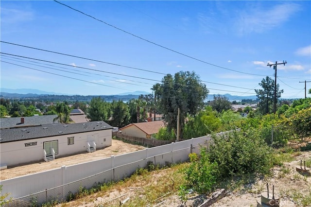 15160 Darnell Dr, Lake Elsinore, CA 92530 - fenced backyard with a mountain view