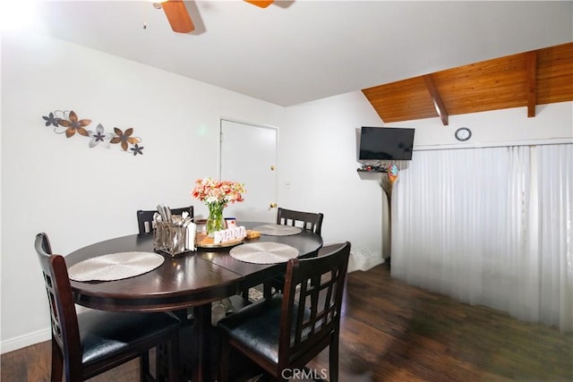 8601 International Ave Unit 265, Canoga Park, CA 91304 - dining area with wood finished floors and a ceiling fan
