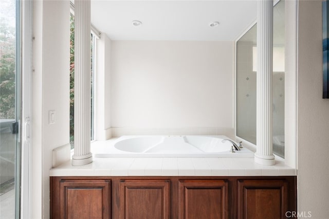 11 Sycamore Valley Rd, Chico, CA 95973 - full bathroom featuring plenty of natural light and a garden tub