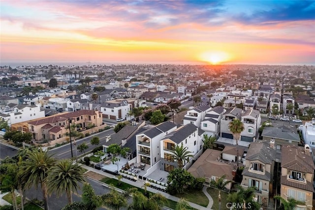 607 12th St, Huntington Beach, CA 92648 - aerial view of property and surrounding area featuring nearby suburban area