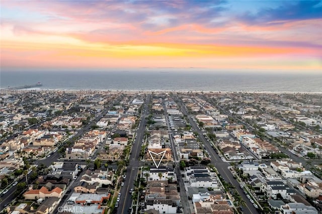 607 12th St, Huntington Beach, CA 92648 - birds eye view of property with a water view