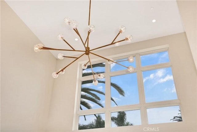 607 12th St, Huntington Beach, CA 92648 - room details with a notable chandelier