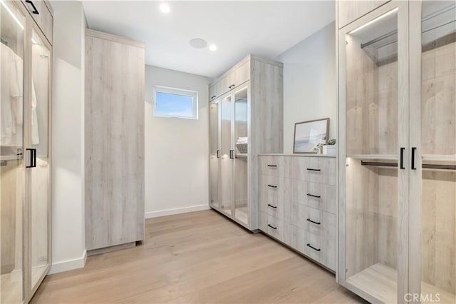 607 12th St, Huntington Beach, CA 92648 - walk in closet with light wood-style flooring