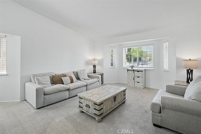 42370 61st St W, Lancaster, CA 93536 - living room featuring light colored carpet and baseboards