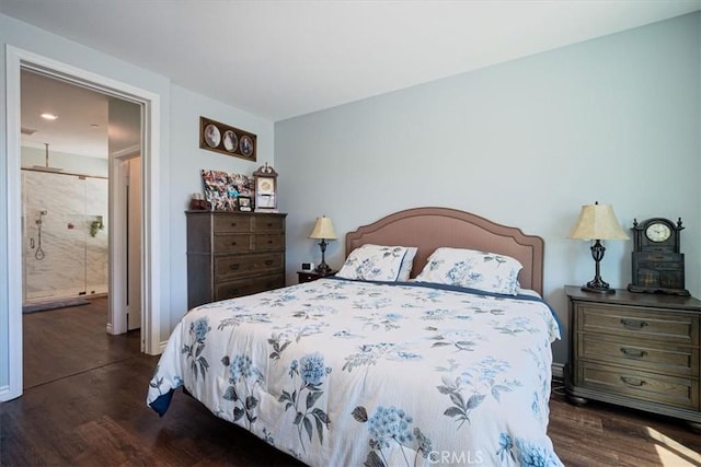 17985 Crabapple Ct, San Bernardino, CA 92407 - bedroom featuring dark wood-type flooring and connected bathroom