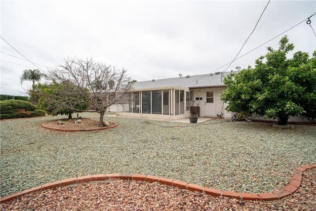 28890 Snead Dr, Menifee, CA 92586 - rear view of house featuring a sunroom