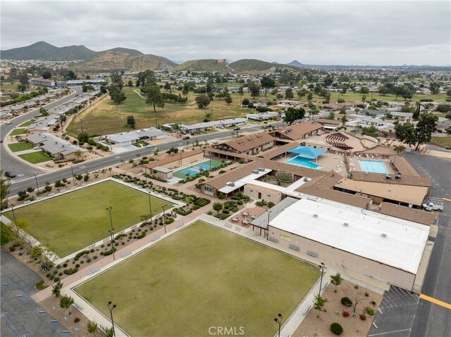 28890 Snead Dr, Menifee, CA 92586 - bird's eye view with a mountain view