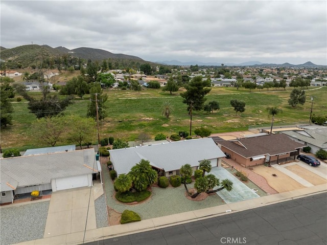 28890 Snead Dr, Menifee, CA 92586 - bird's eye view with a mountain view and a residential view