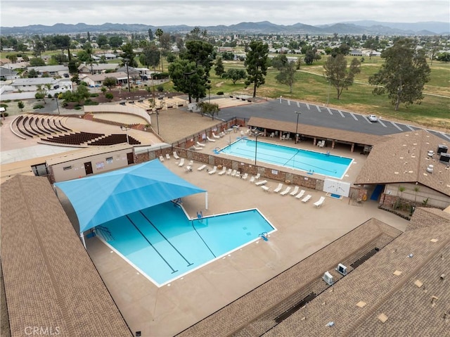 28890 Snead Dr, Menifee, CA 92586 - view of pool featuring a mountain view