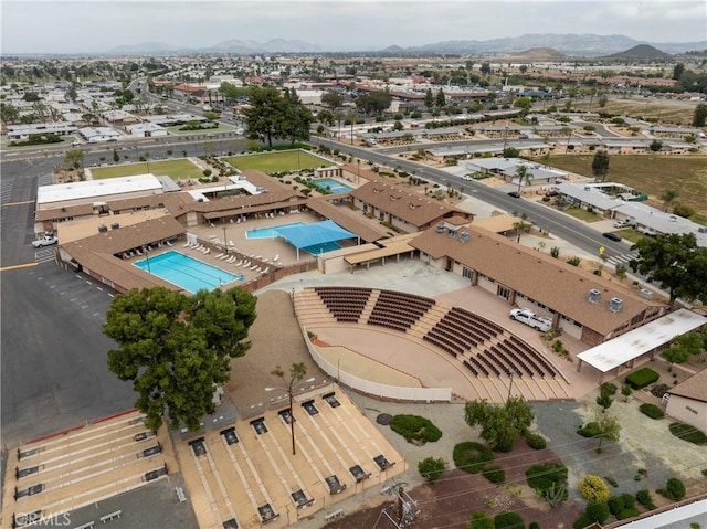 28890 Snead Dr, Menifee, CA 92586 - drone / aerial view with a mountain view