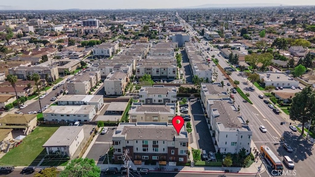 8000 7th St, Downey, CA 90241 - drone / aerial view featuring a residential view