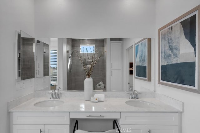 8000 7th St, Downey, CA 90241 - bathroom with double vanity and a sink
