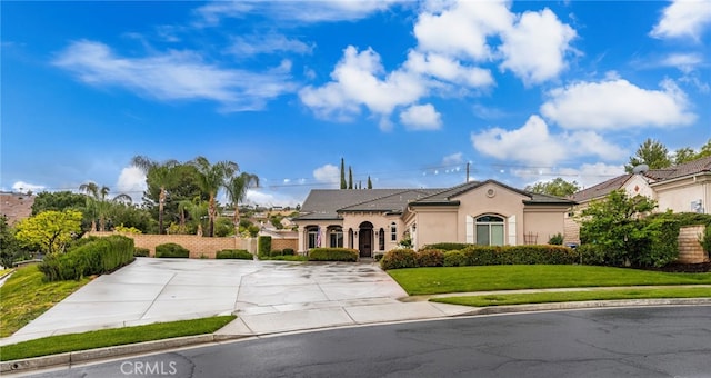 947 Martina Cir, Corona, CA 92879 - view of front of house featuring a front lawn and stucco siding