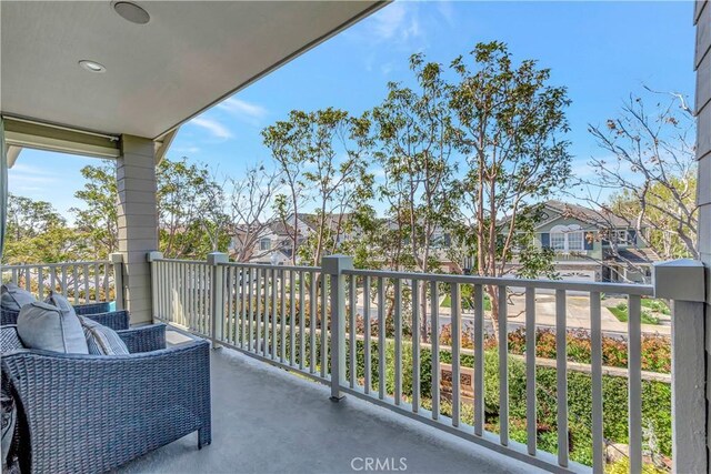 6288 Sunnyside Cir, Huntington Beach, CA 92648 - balcony featuring a residential view