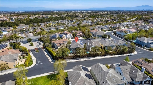 6288 Sunnyside Cir, Huntington Beach, CA 92648 - birds eye view of property featuring a mountain view and a residential view