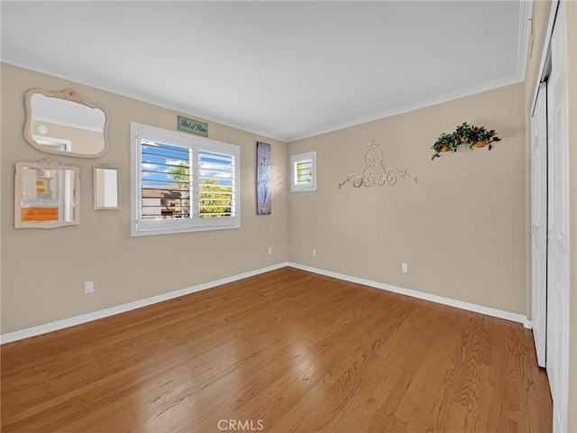 125 Heath Meadow Pl, Simi Valley, CA 93065 - empty room featuring light wood-style flooring and ornamental molding