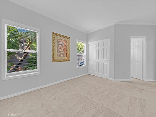 125 Heath Meadow Pl, Simi Valley, CA 93065 - unfurnished bedroom featuring crown molding and carpet