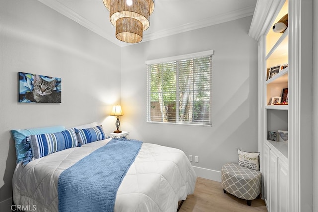 18 Beacon, Ladera Ranch, CA 92694 - bedroom with crown molding and wood finished floors