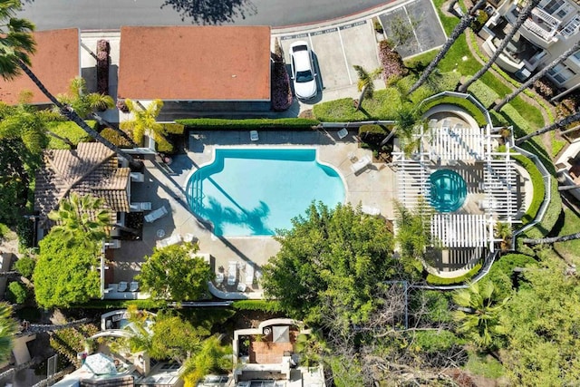 drone / aerial view