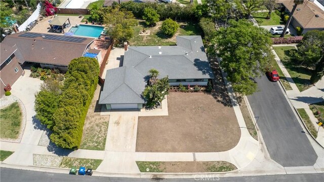 drone / aerial view