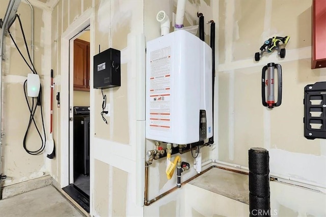 utilities with tankless water heater