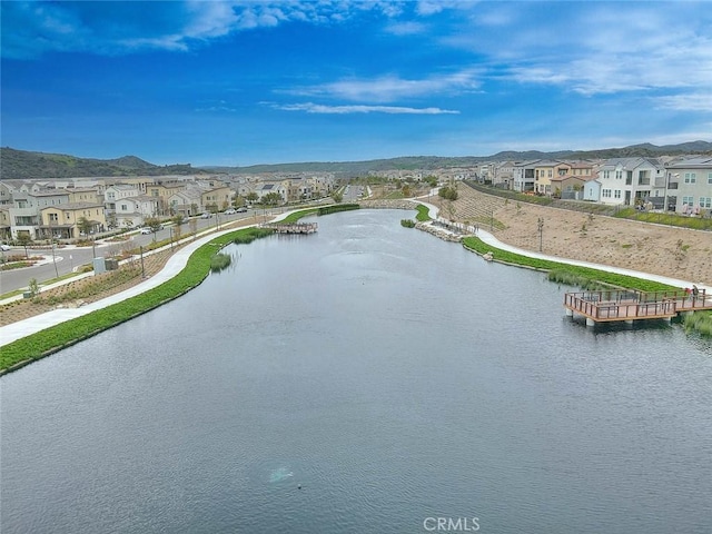 6 Crown Point Dr, Rancho Mission Viejo, CA 92694 - aerial view featuring a water and mountain view and a residential view