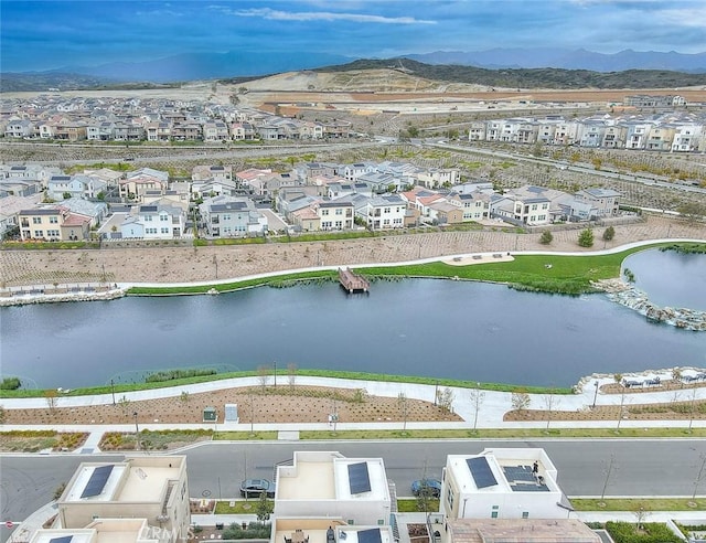 6 Crown Point Dr, Rancho Mission Viejo, CA 92694 - bird's eye view with a water and mountain view and a residential view