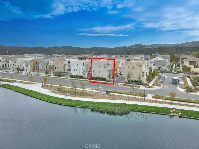 6 Crown Point Dr, Rancho Mission Viejo, CA 92694 - bird's eye view featuring a water and mountain view and a residential view