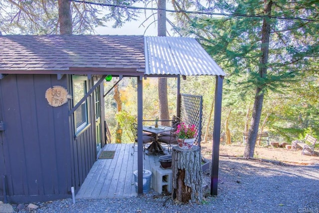 2112 Whispering Pines Dr, Julian, CA 92036 - view of wooden deck