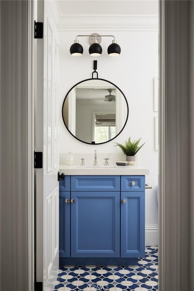28 Old Course Dr, Newport Beach, CA 92660 - bathroom featuring vanity and tile patterned floors