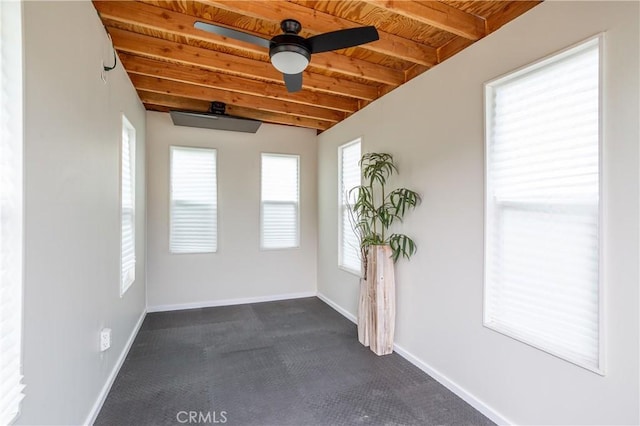 1503 Calle Sacramento, San Clemente, CA 92672 - unfurnished sunroom with beamed ceiling