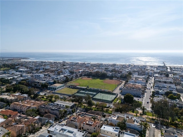 619 10th St, Hermosa Beach, CA 90254 - bird's eye view featuring a water view