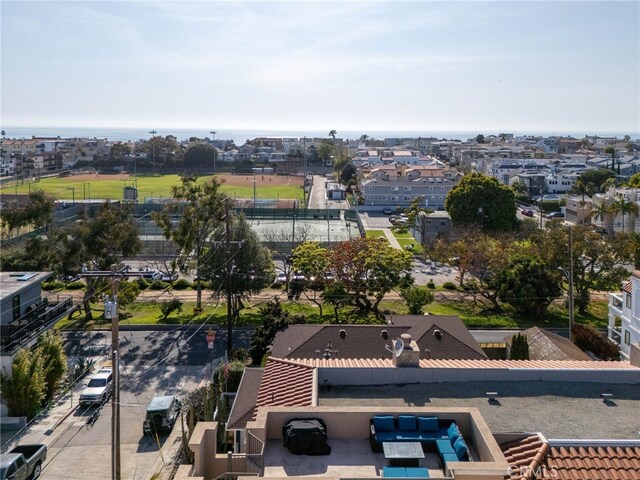 619 10th St, Hermosa Beach, CA 90254 - drone / aerial view